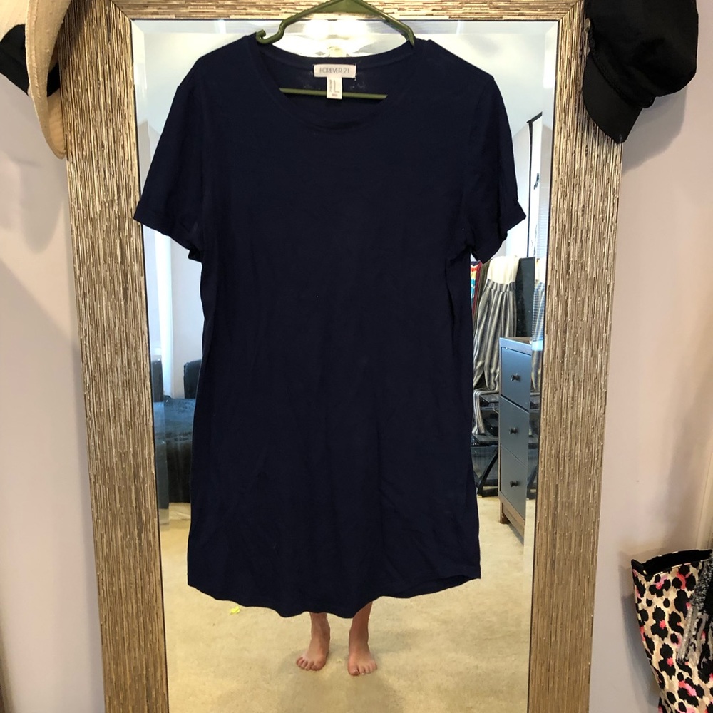 Blue Size M T-Shirt Dress